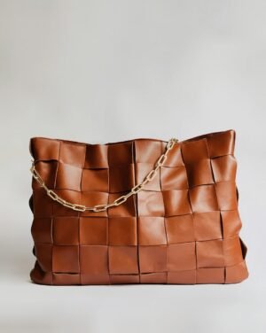 Leather handbag