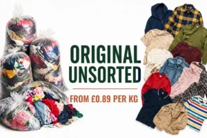 Original unsorted used clothing lots – from £0.89 per kg