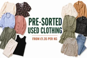 Wholesale pre-sorted used clothing – from £1.35 per kg