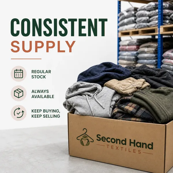 Consistent supply – regular stock, always available